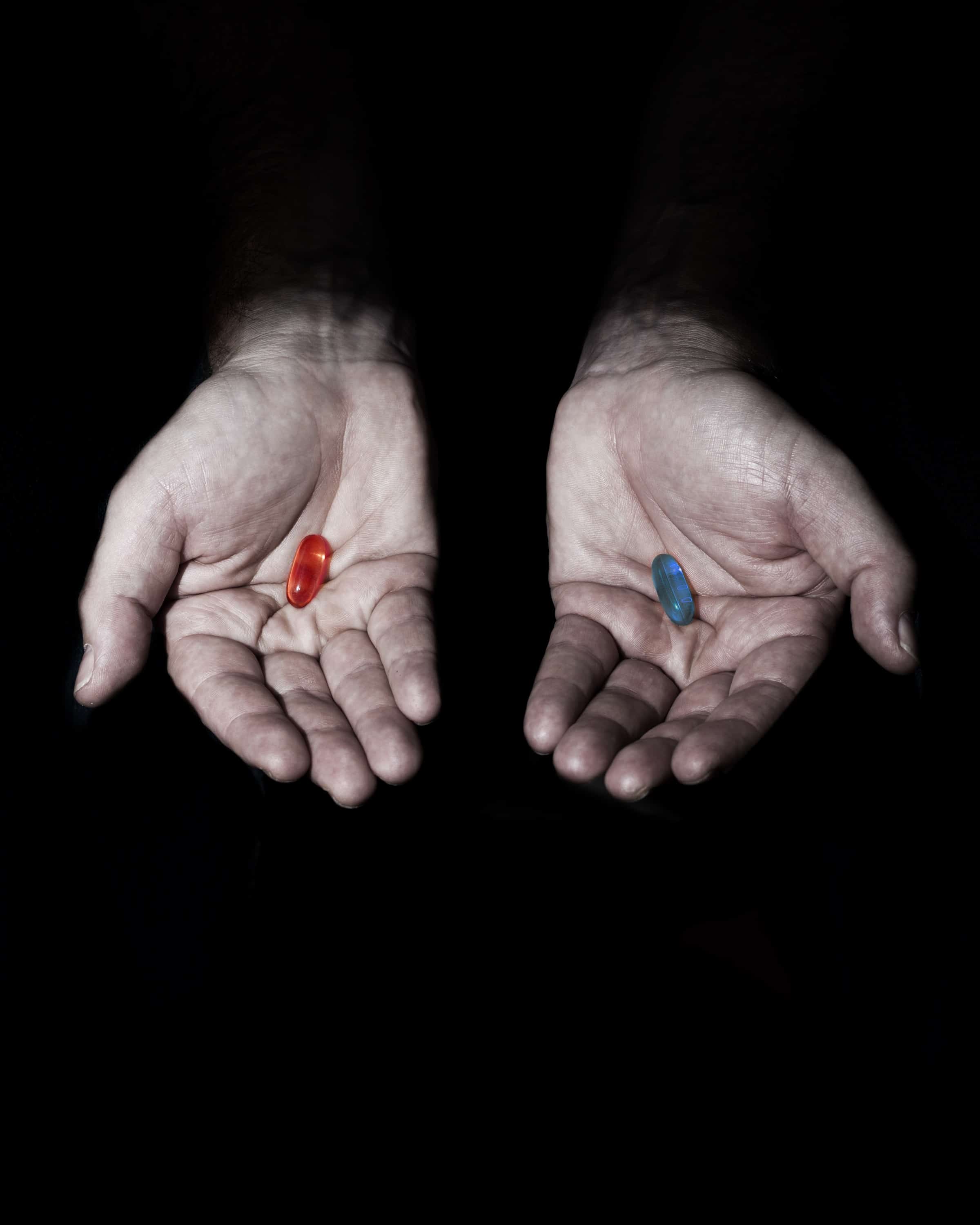 red pill blue pill scene matrix
