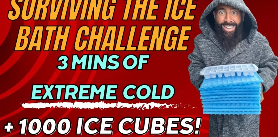 Surviving the Ice Bath Challenge: 3 Minutes of Extreme Cold + 1000 Ice Cubes